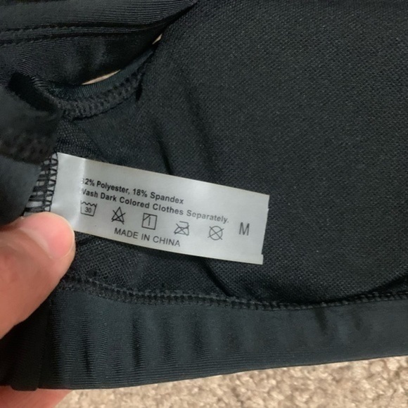 Black and leopard bikini top size Small - Picture 7 of 7